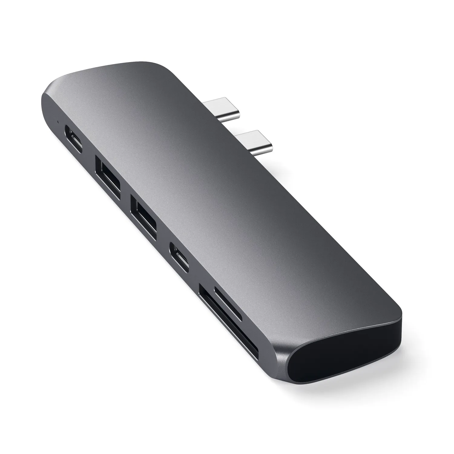 Satechi Type-C Pro Hub adaptor USB-C gri spatial