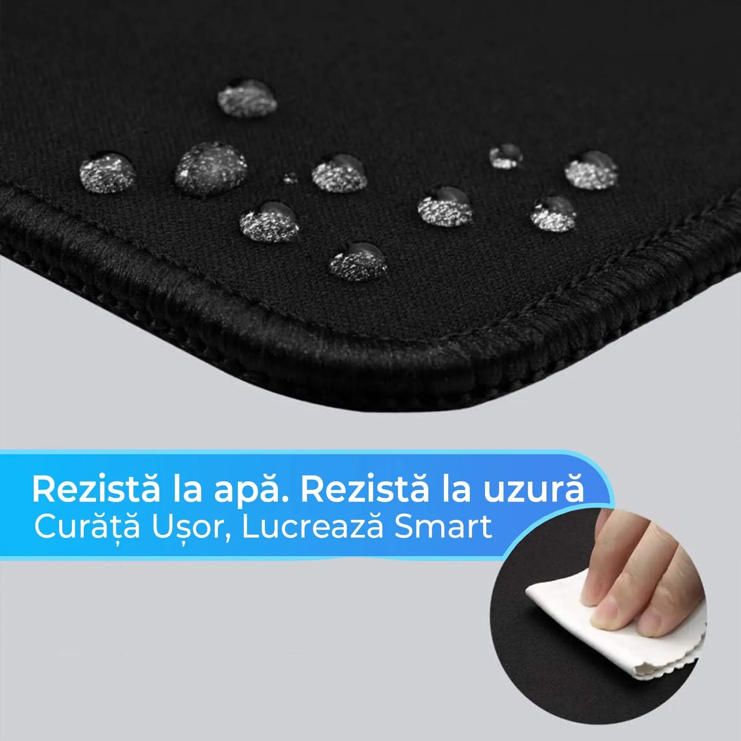 Timebox mousepad gaming XXL 80x40cm albastru