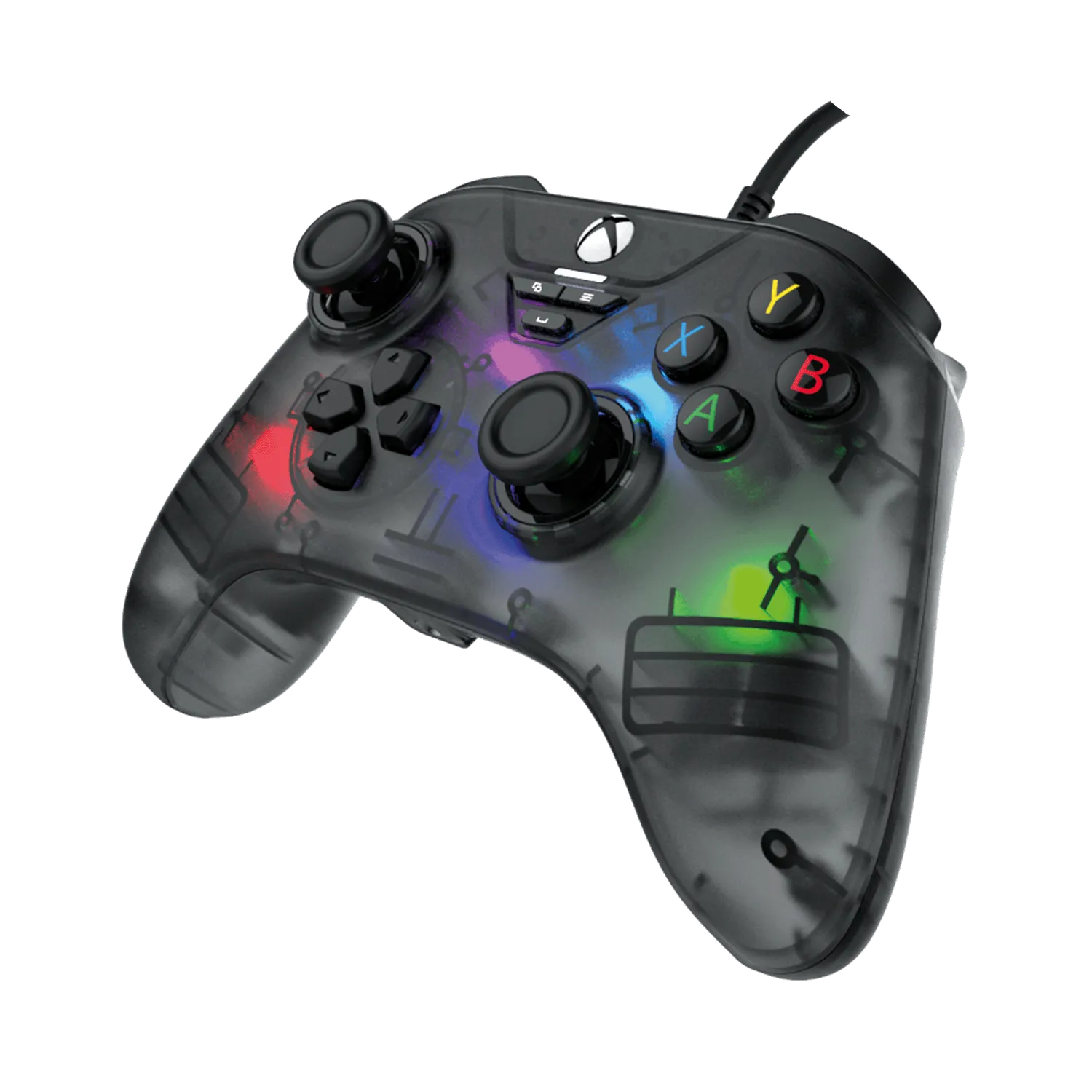 snakebyte Gamepad RGB X controller Xbox gri iluminare RGB