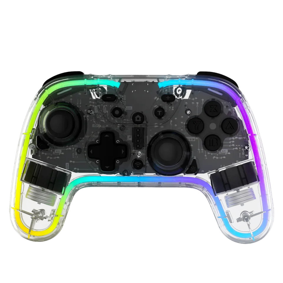 snakebytes Gamepad RGB S controller Switch RGB negru
