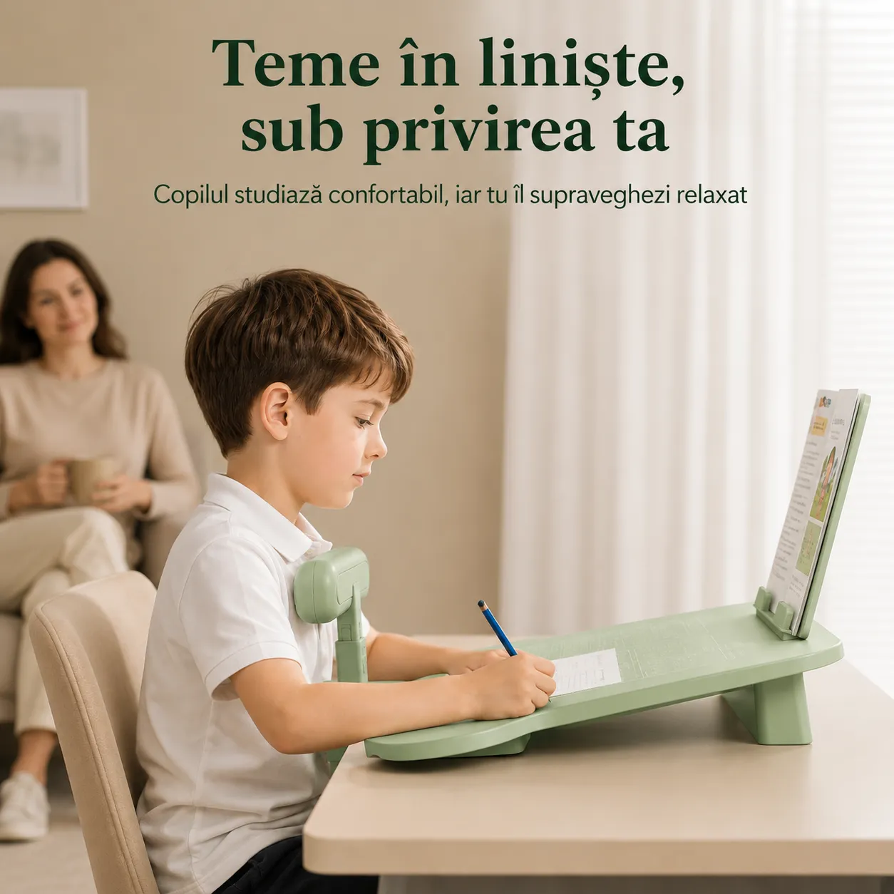 Corector postura copii Timebox 3-in-1 verde policarbonat