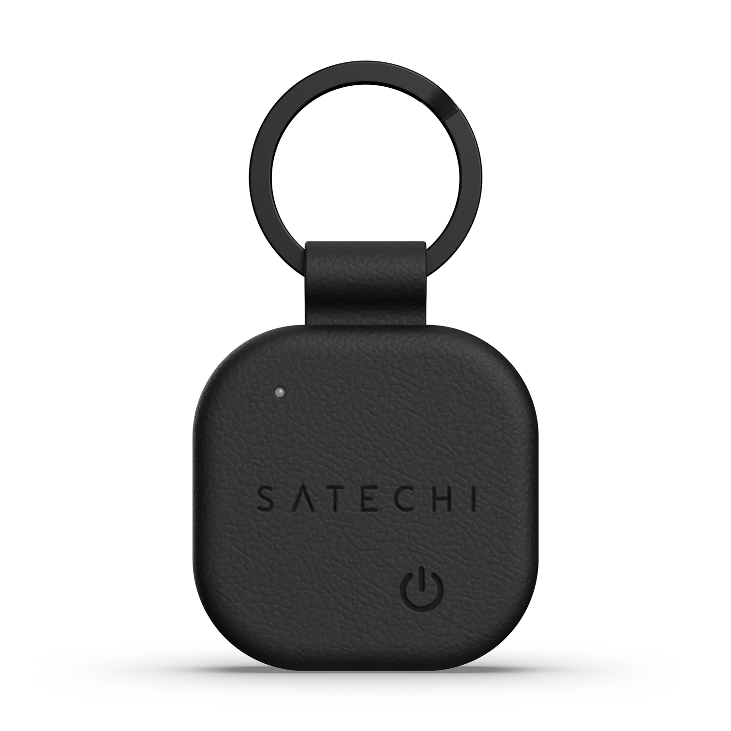Satechi FindAll Breloc chei negru piele vegana Find My