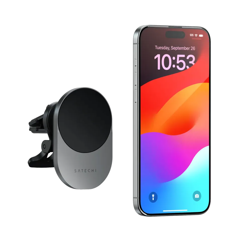 Satechi Qi2 Wireless Car Charger incarcator auto 15W