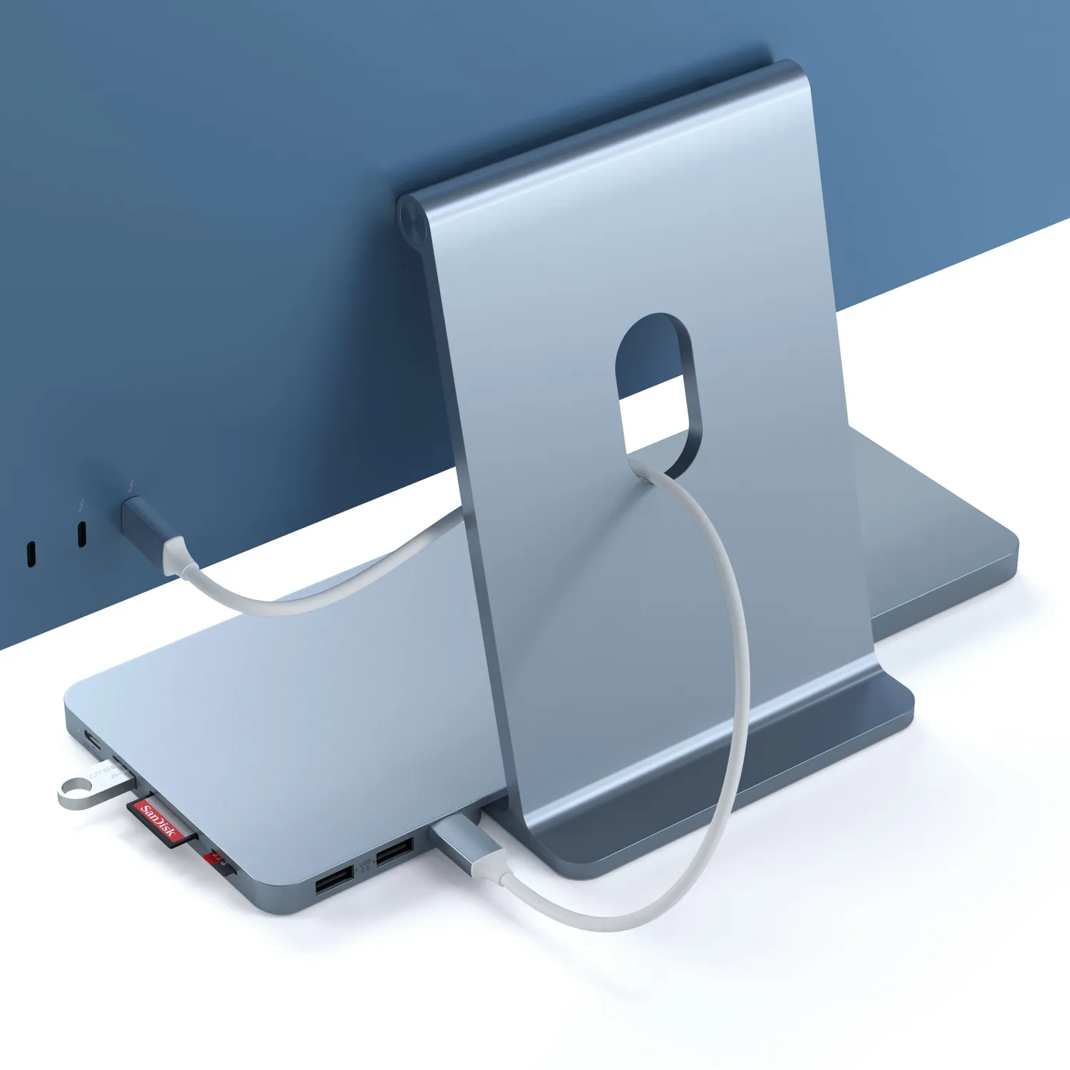 Satechi USB-C Slim Dock iMac 24 statie andocare Silver