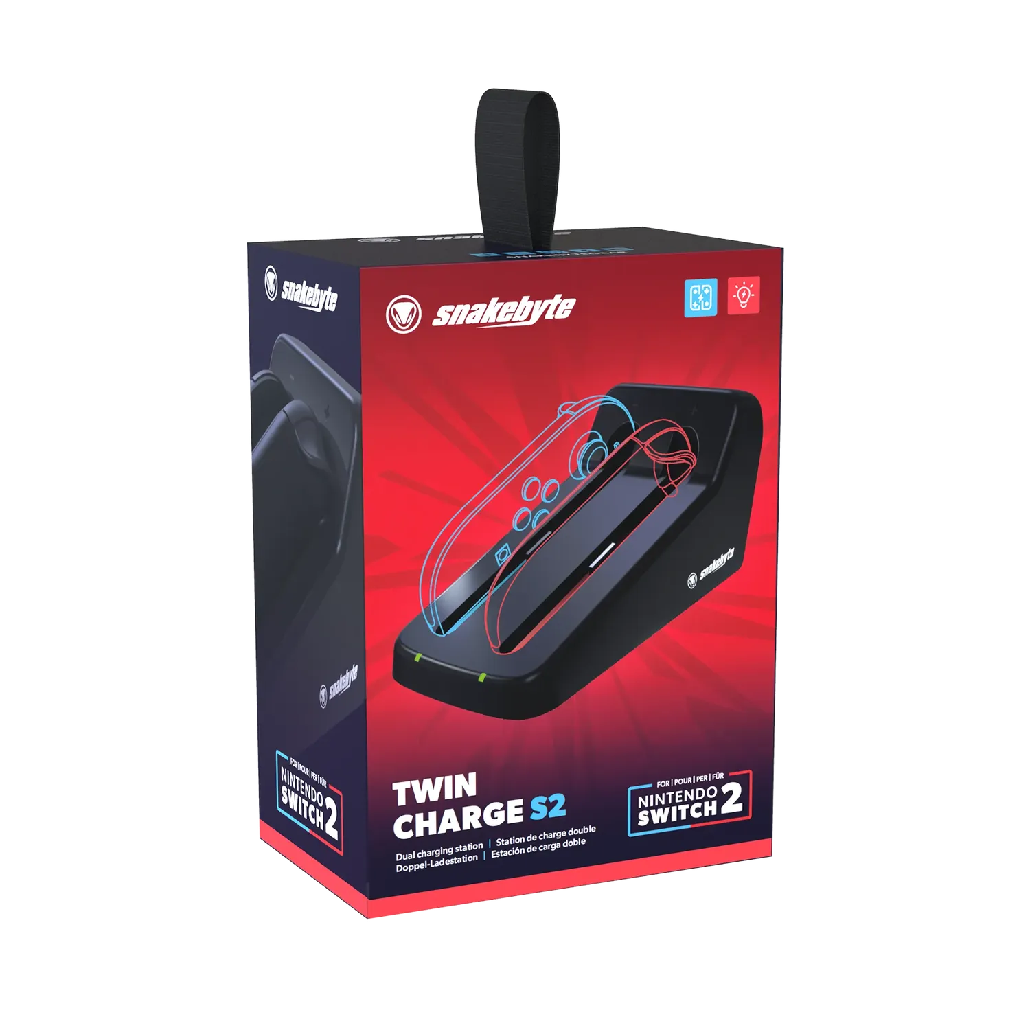 Snakebyte Twin Charge S2 stație încărcare Joy-Con