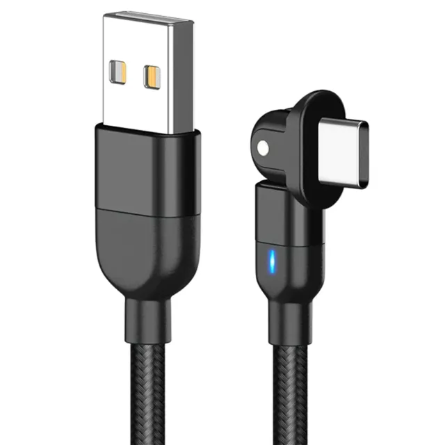 Timebox 60W cablu incarcare USB-C 2m negru rotativ
