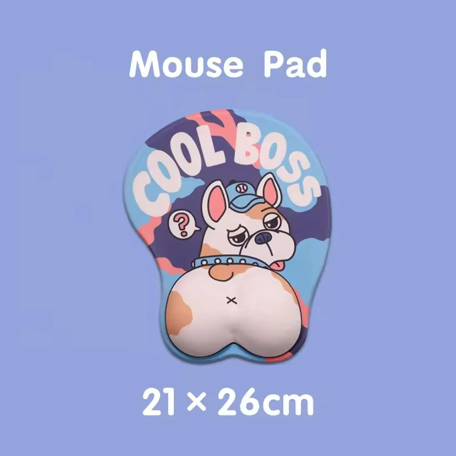 Timebox Bulldog mousepad ergonomic cu wrist rest