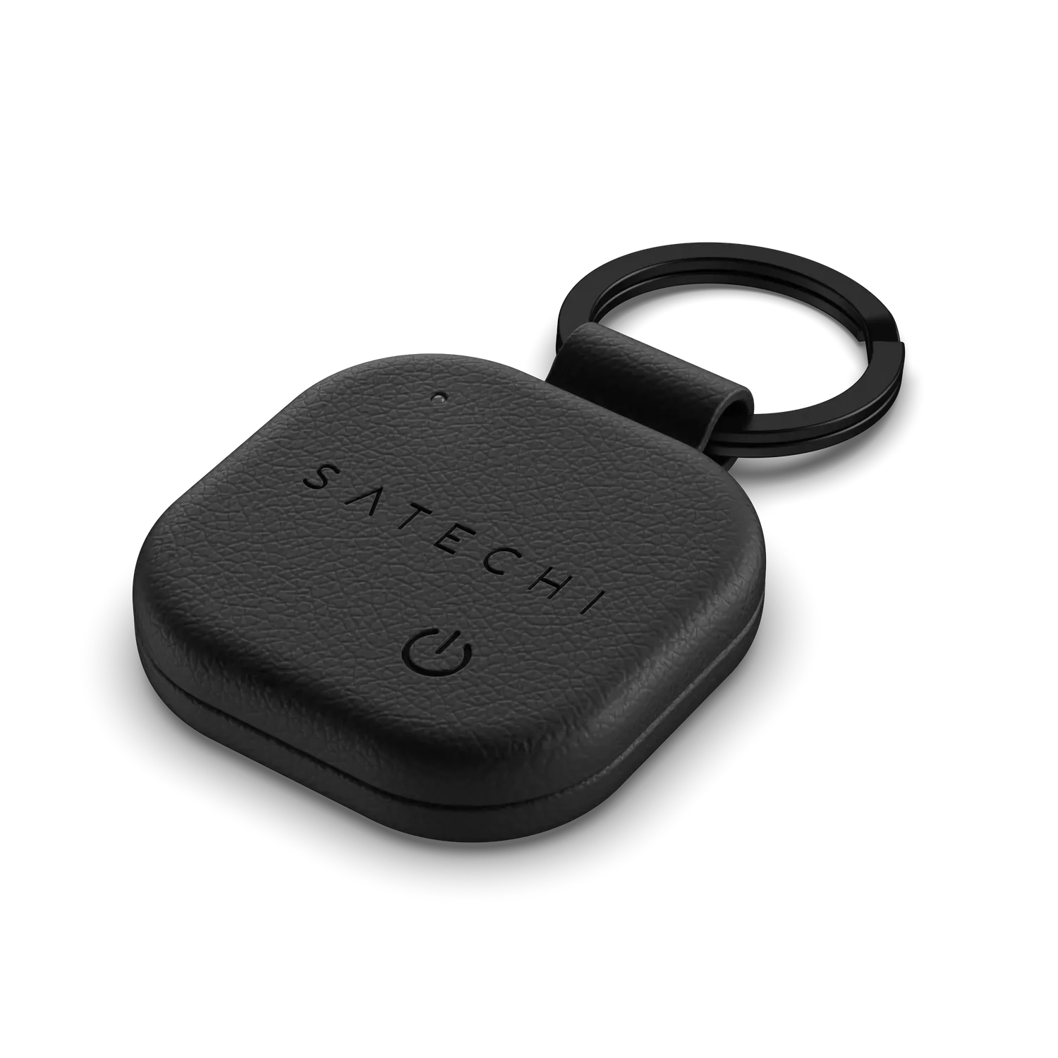 Satechi FindAll Breloc chei negru piele vegana Find My