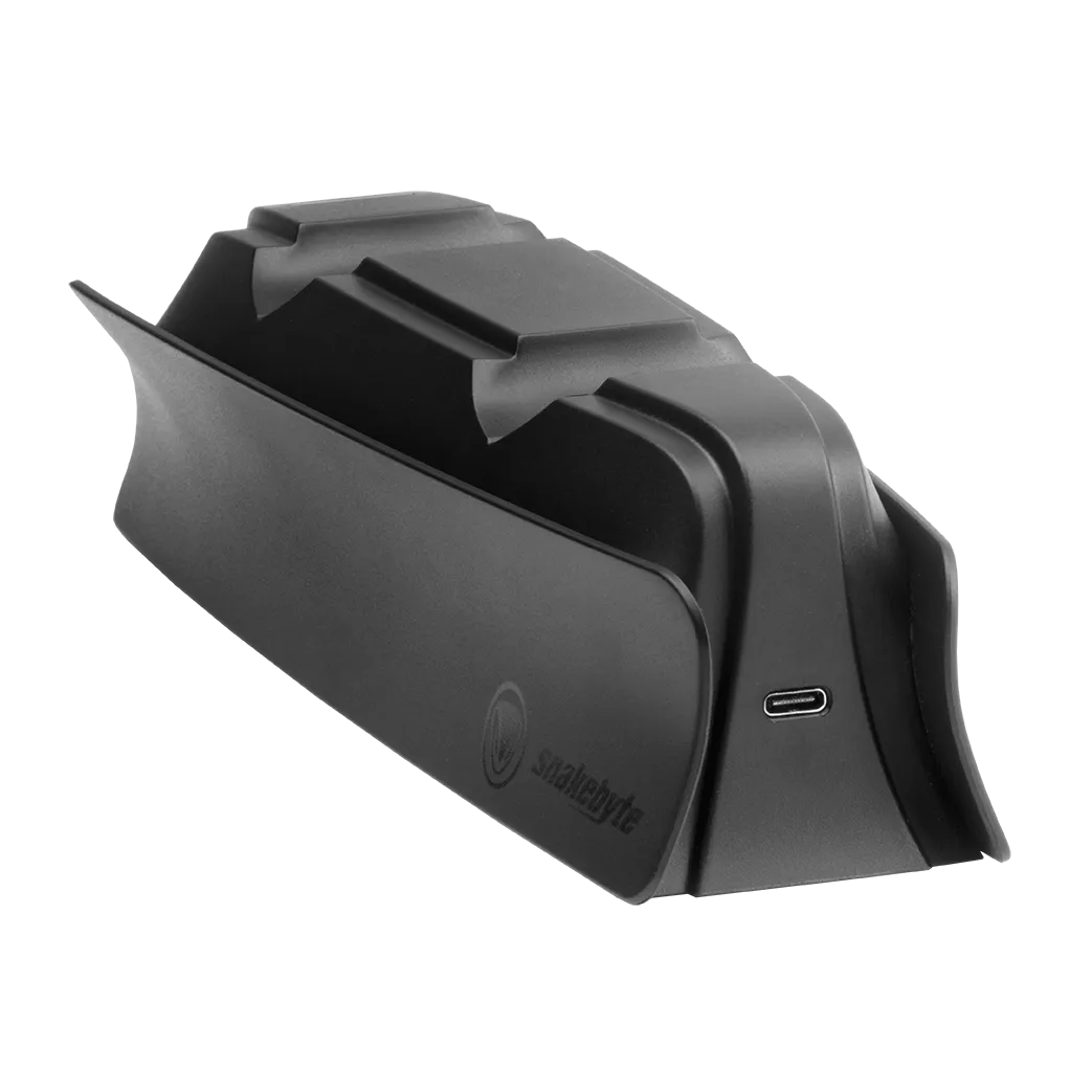 snakebyte Twin:Charge 5 statie incarcare PS5 neagra