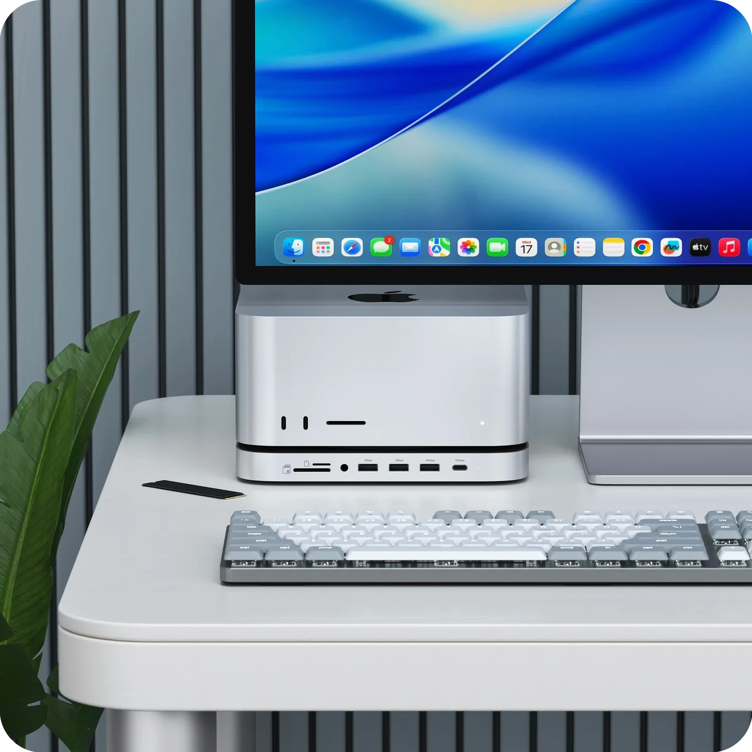 Satechi Stand Hub Mac Studio NVMe suport SSD