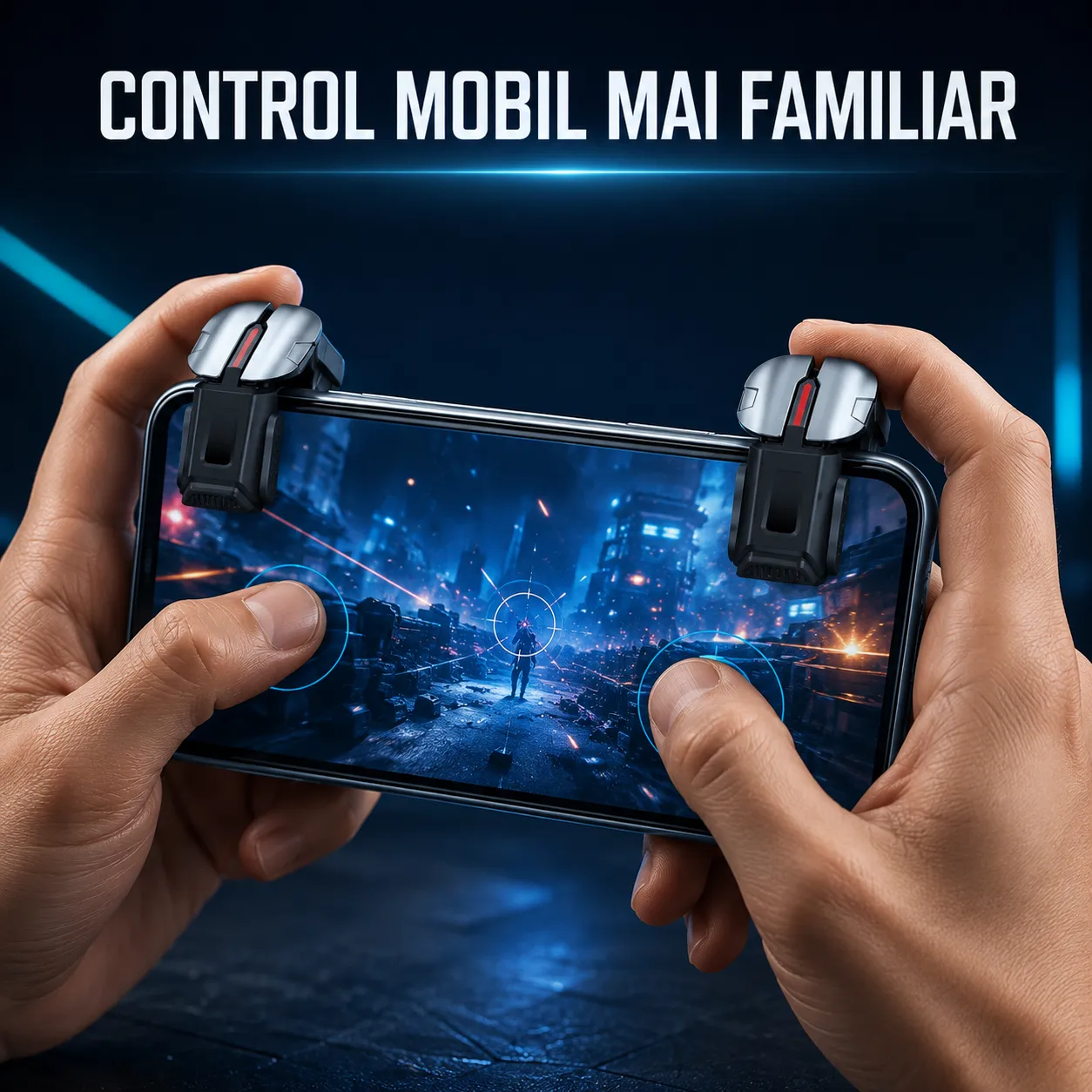 Gamepad Timebox Bluetooth gri 6 butoane mobil
