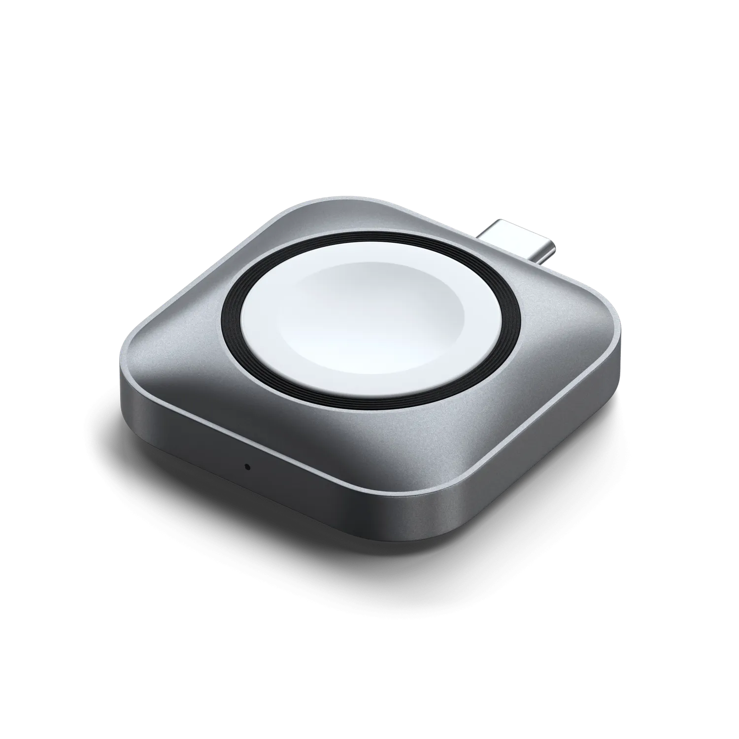 Satechi dock incarcare USB-C magnetic Apple Watch gri