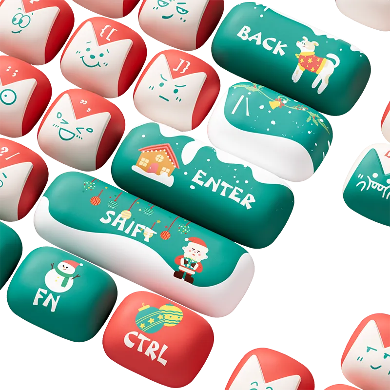 MonsGeek Christmas Fantasy set keycap-uri 137 taste