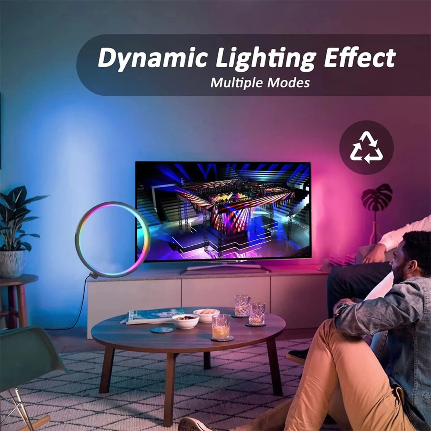 Timebox Lampa LED Smart RGB noptiera control aplicatie