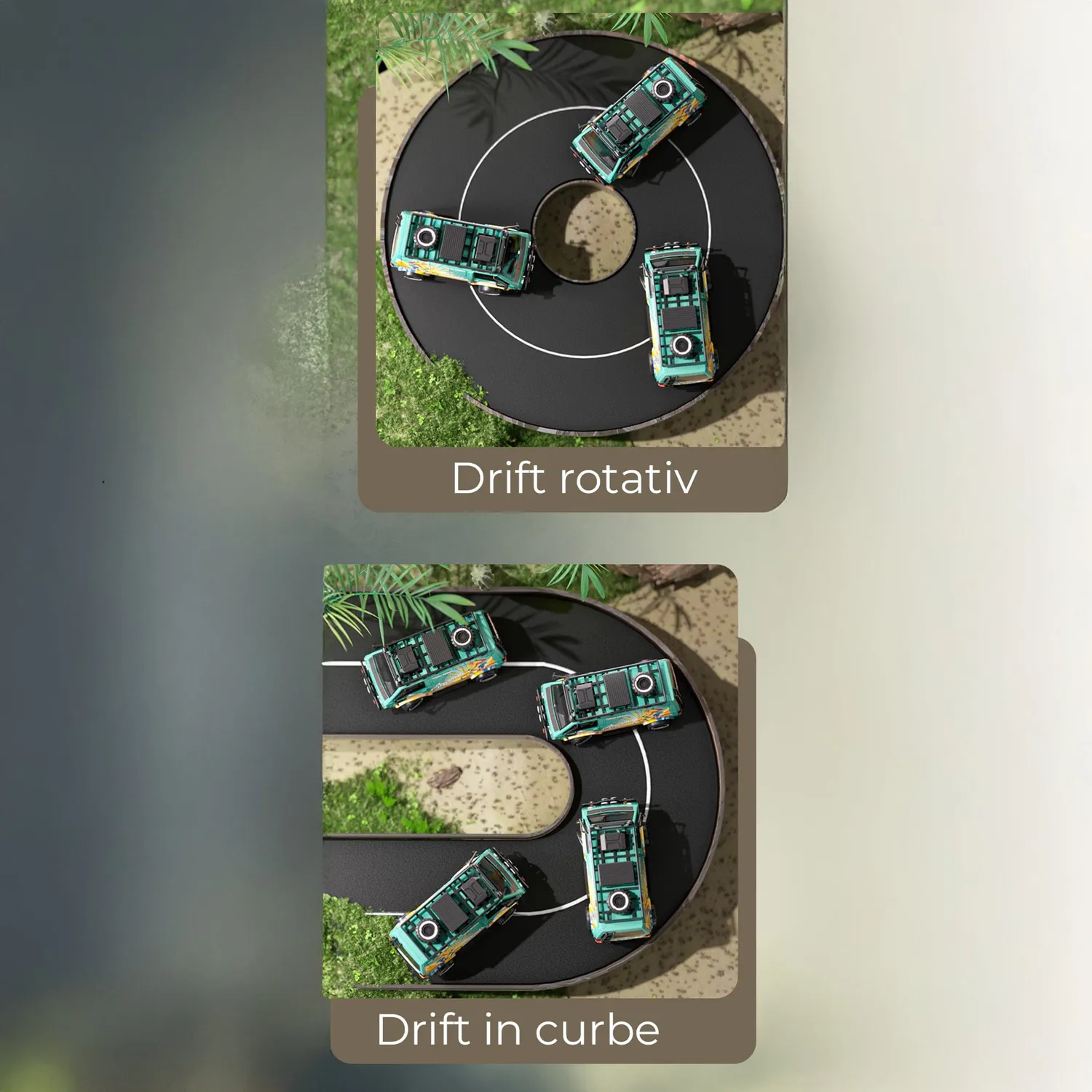 Timebox Van Off-Road masina RC 4WD verde