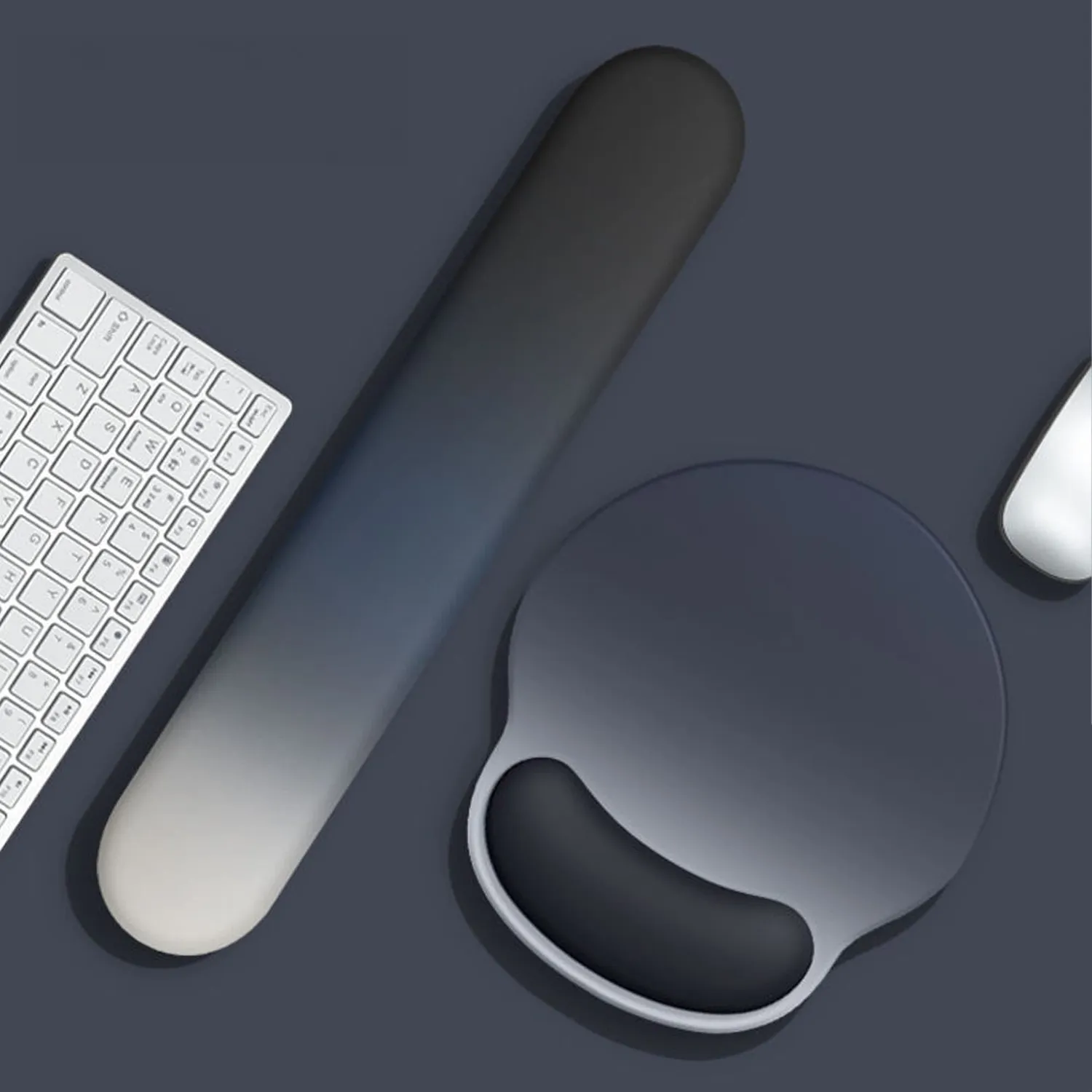 Timebox Mousepad ergonomic spuma memorie negru wrist rest