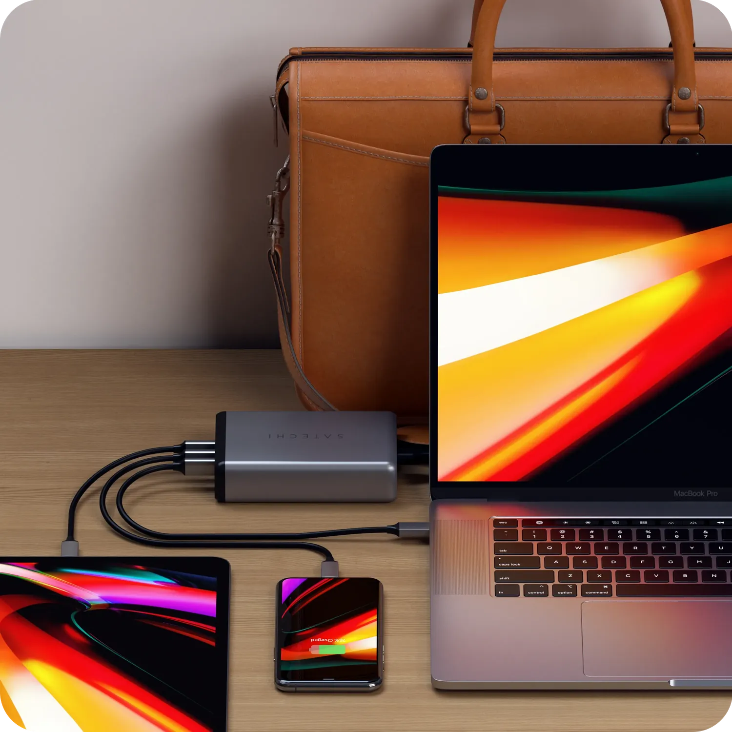 Satechi 108W Pro USB-C PD Desktop Charger incarcator birou USA