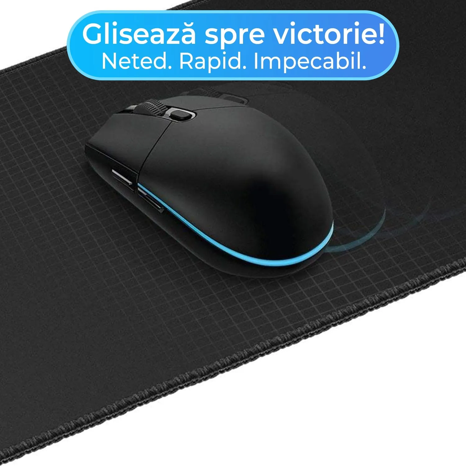 Timebox mousepad gaming XXL 80x40cm albastru
