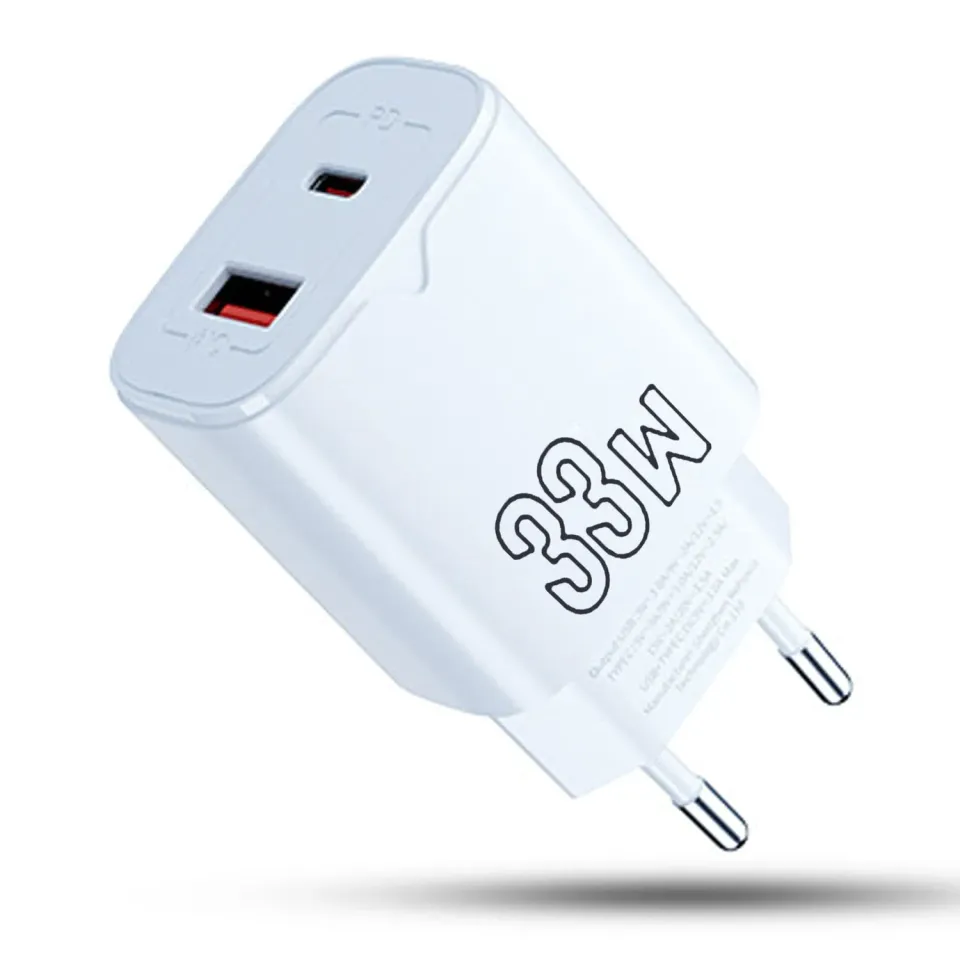 Timebox 33W incarcator retea alb USB-C USB