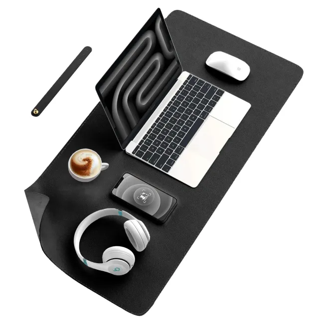 Timebox XXL 90x45 cm mousepad birou negru impermeabil