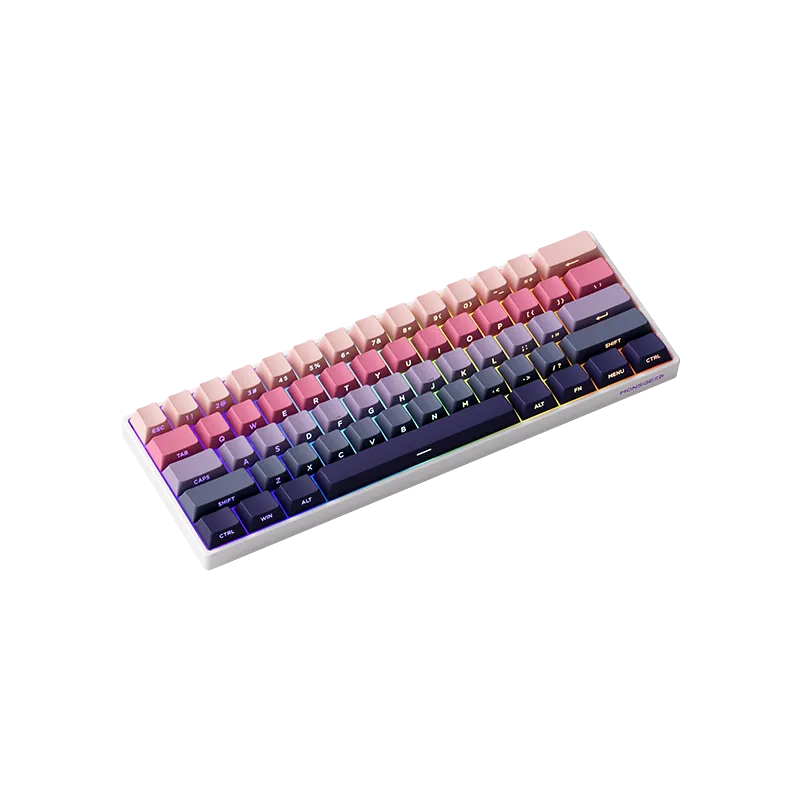 MonsGeek FUN60 Phantom Tastatură Pink Gradient 60%
