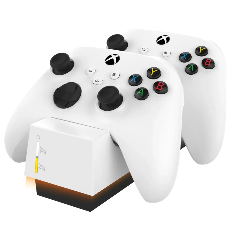 snakebyte Twin Charge X statie incarcare Xbox alba 2x1100mAh