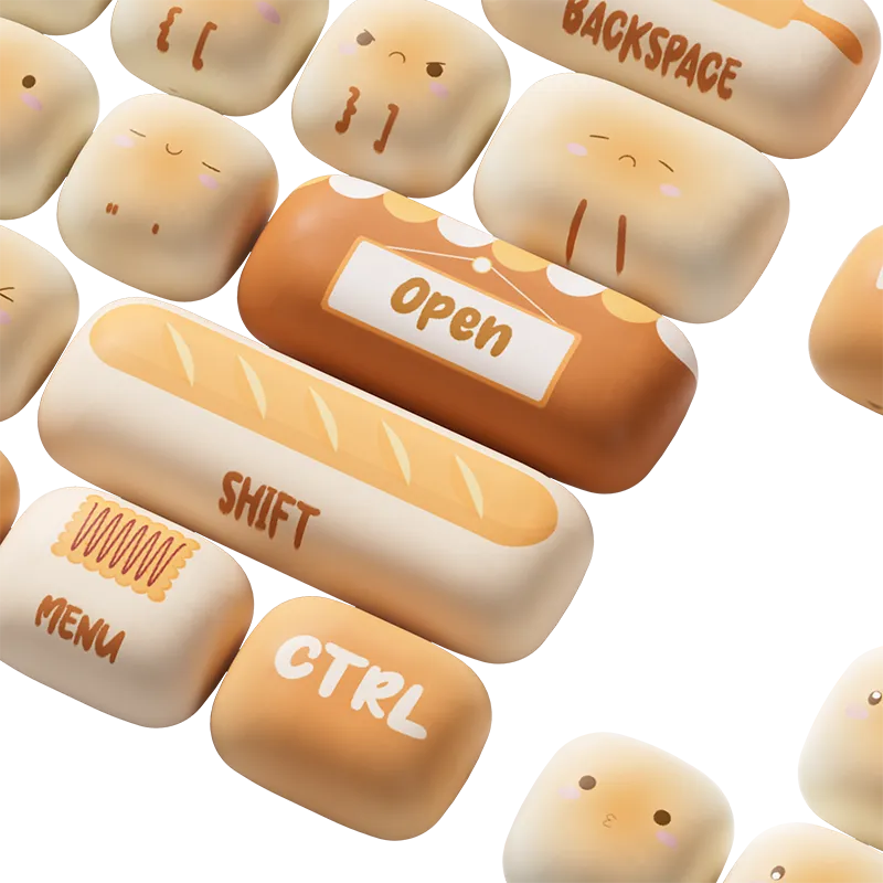 MonsGeek Bun Wonderland set keycaps 138 taste