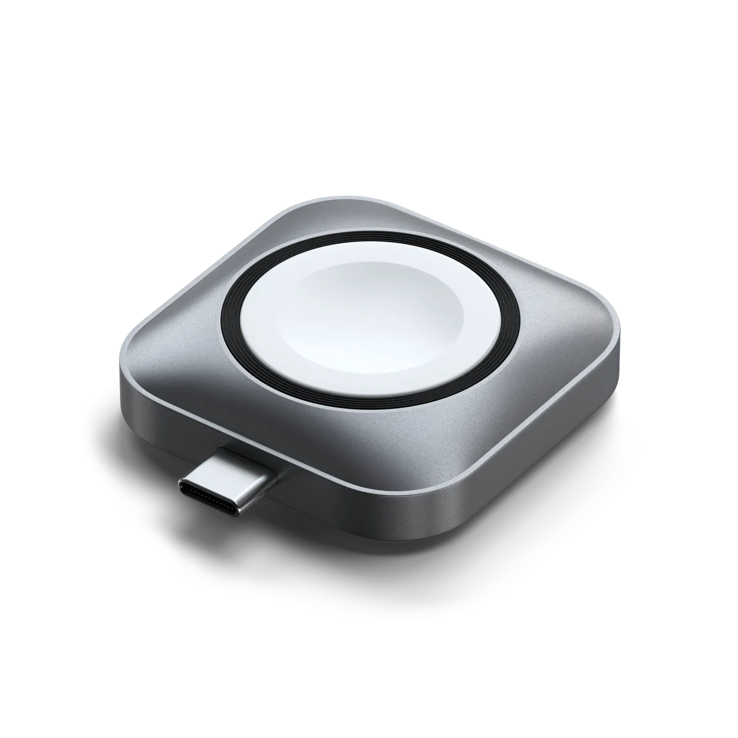 Satechi dock incarcare USB-C magnetic Apple Watch gri