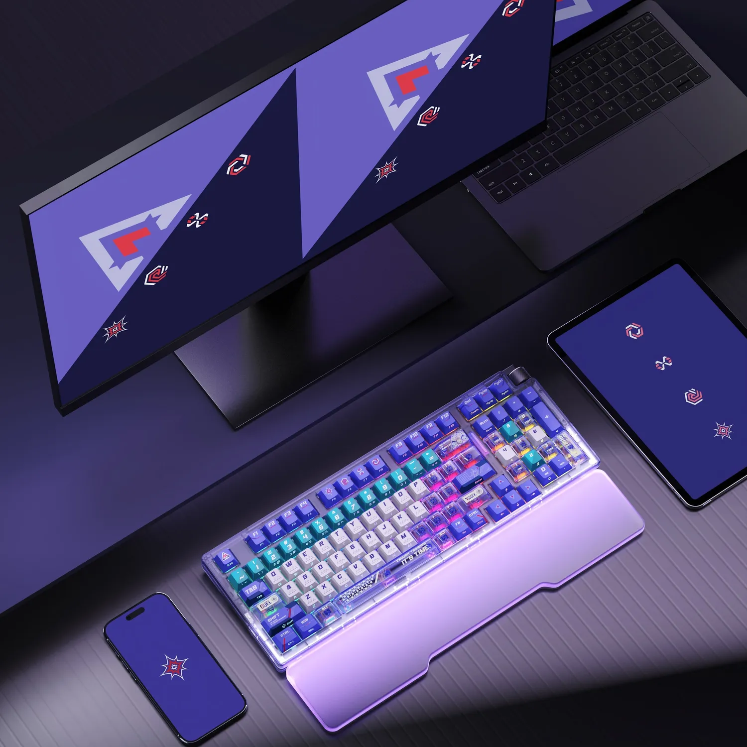 Dareu COOL 98 tastatura mecanica mov Power Purple 8000mAh