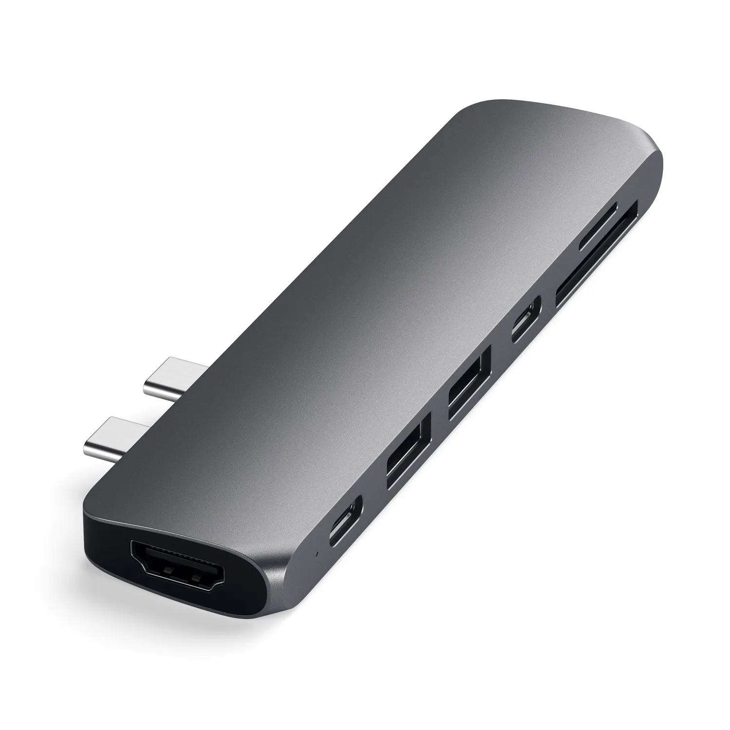 Satechi Type-C Pro Hub adaptor USB-C gri spatial