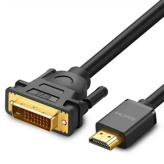 HCT cablu HDMI la DVI 5m aurit Full HD
