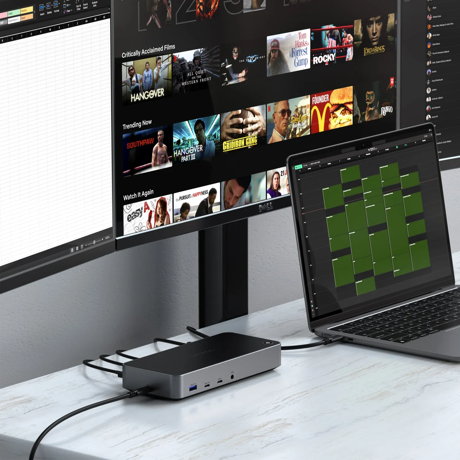 Satechi Triple 4K Display Docking Station statie EU