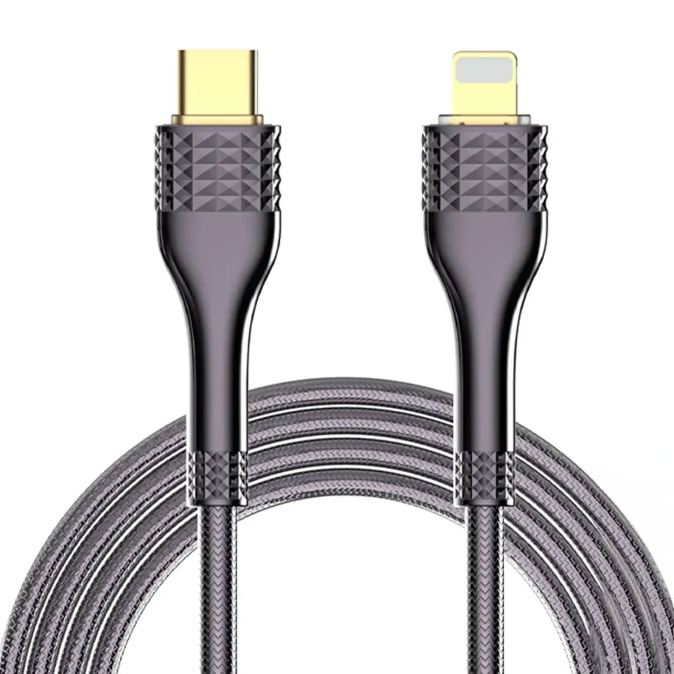 Timebox USB-C Lightning cablu incarcare 30W negru 1m