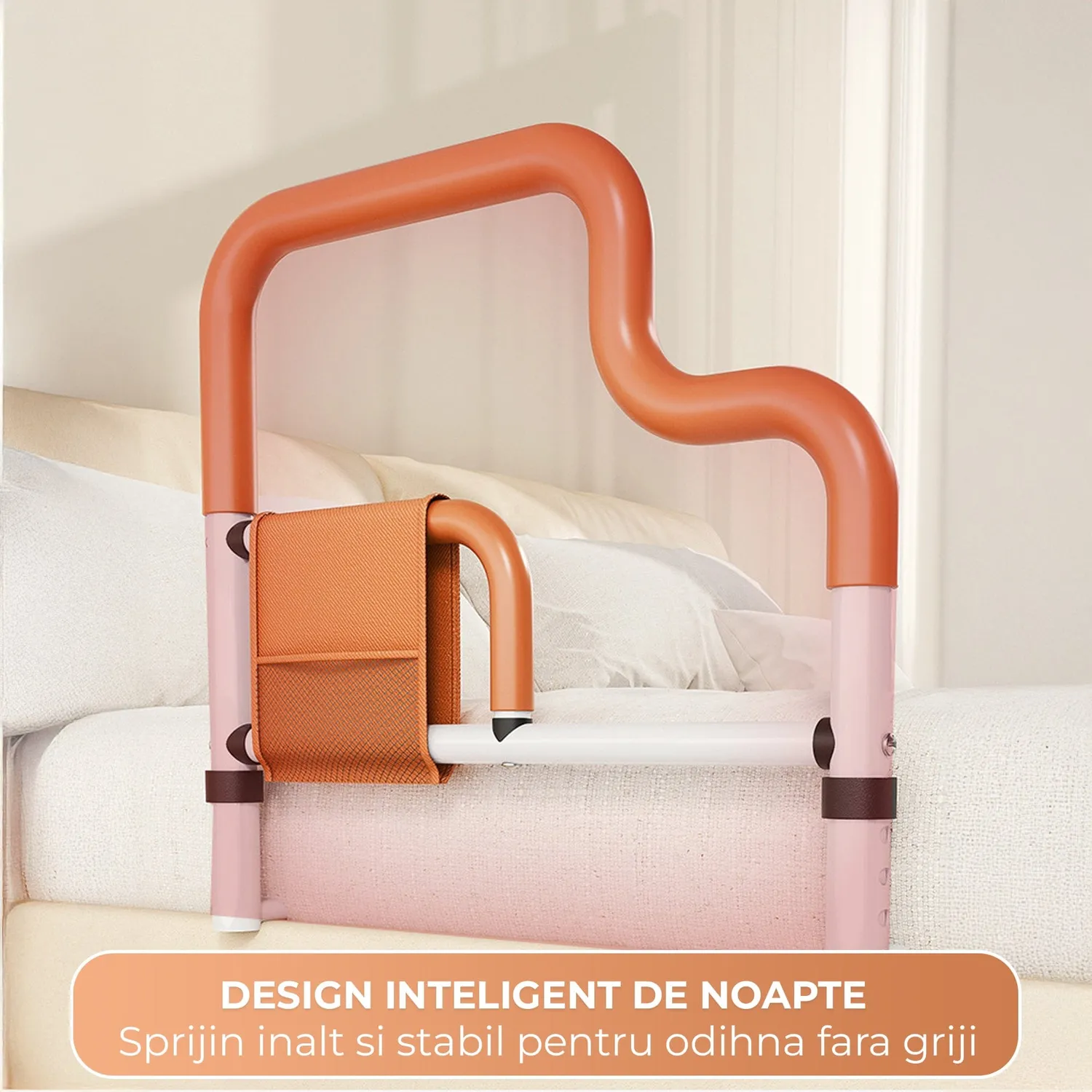 Timebox U-Shape suport pat reglabil portocaliu antiderapant