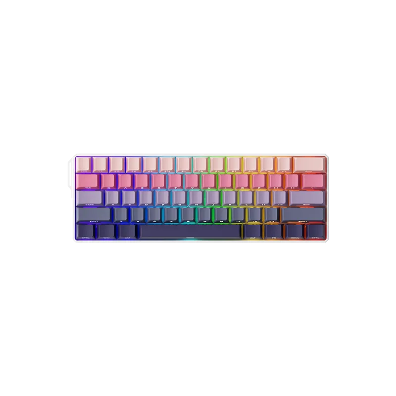 MonsGeek FUN60 Phantom Tastatură Pink Gradient 60%