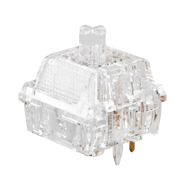 MonsGeek Crystal Silver U1 switch-uri lubrifiate