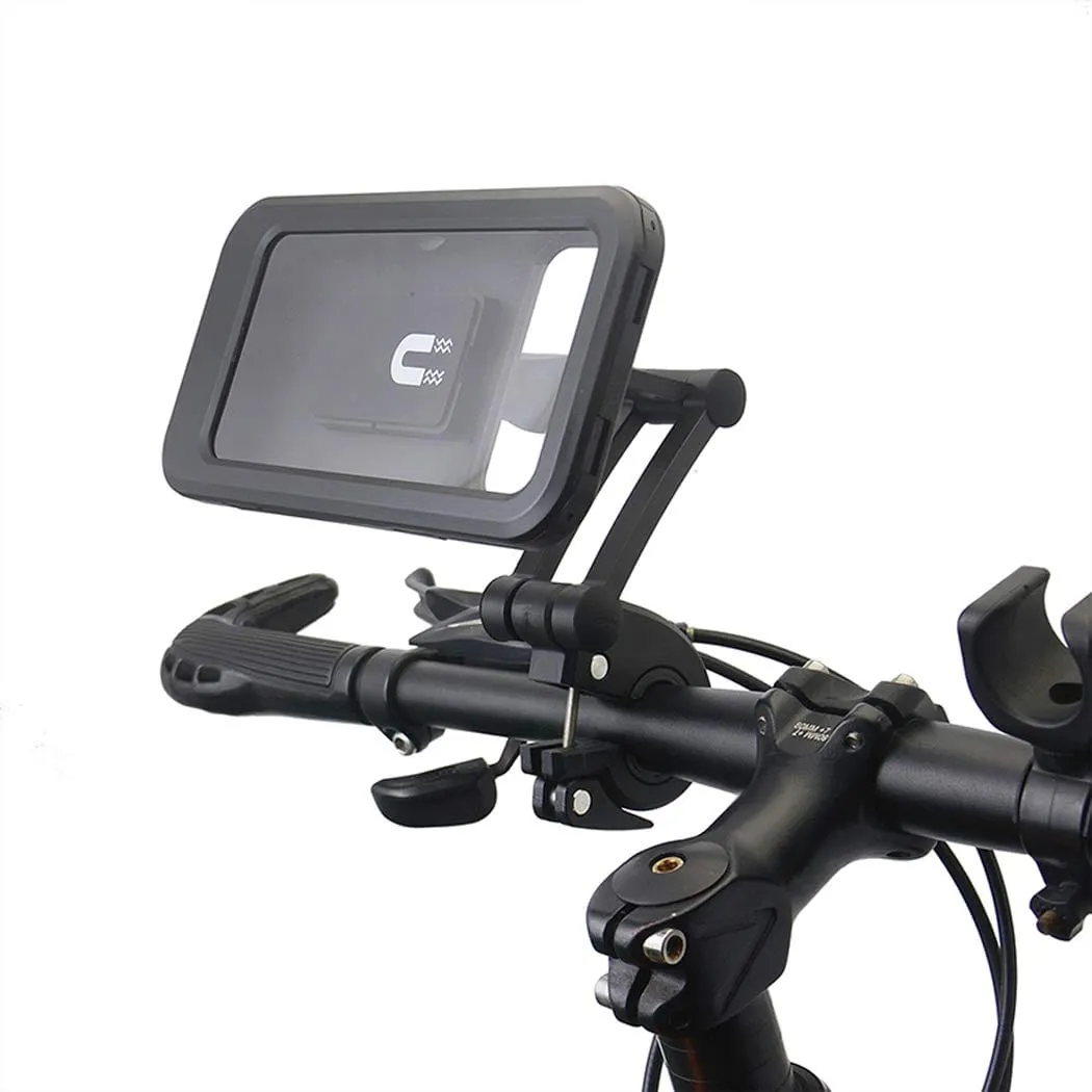 Timebox suport telefon bicicleta 360 grade negru cu touchscreen