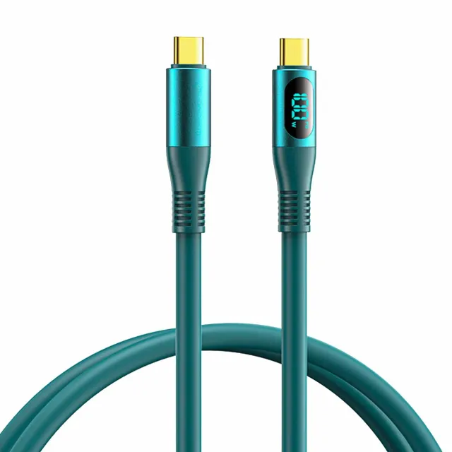 Timebox 100W cablu USB-C turcoaz 1,2m