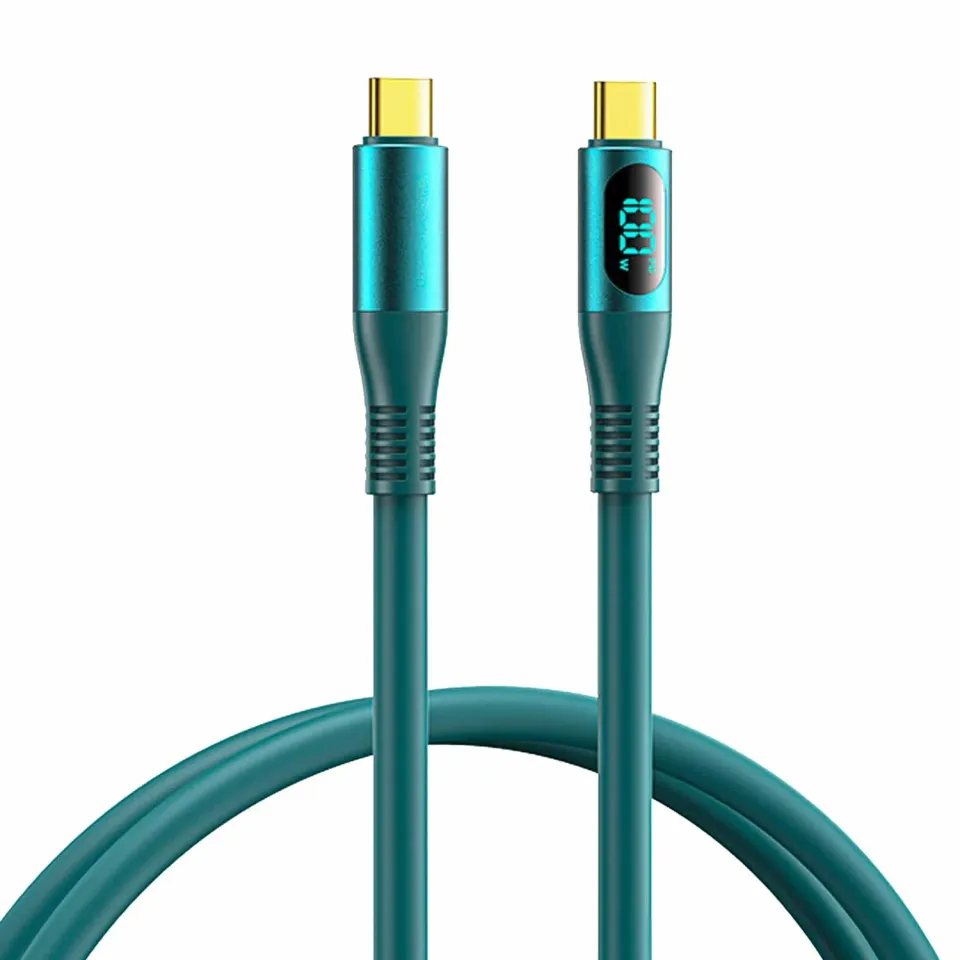 Timebox 100W cablu USB-C turcoaz 1,2m
