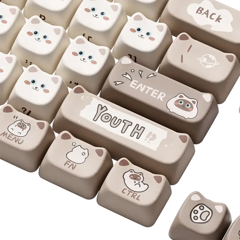 MonsGeek Siamese Cat set taste 142 buc siameze