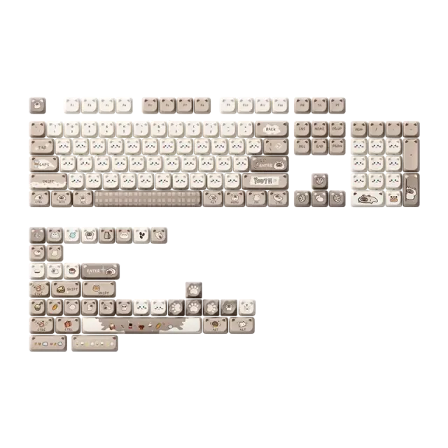 MonsGeek Siamese Cat set taste 142 buc siameze