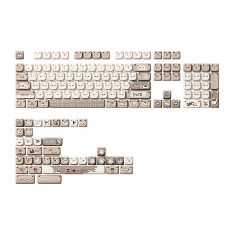 MonsGeek Siamese Cat set taste 142 buc siameze