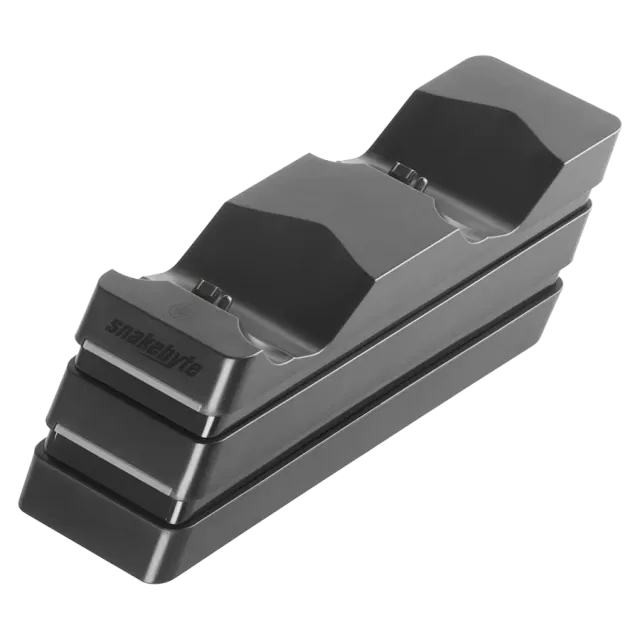 snakebyte Twin Charge 4 statie incarcare PS4 neagra 2 sloturi