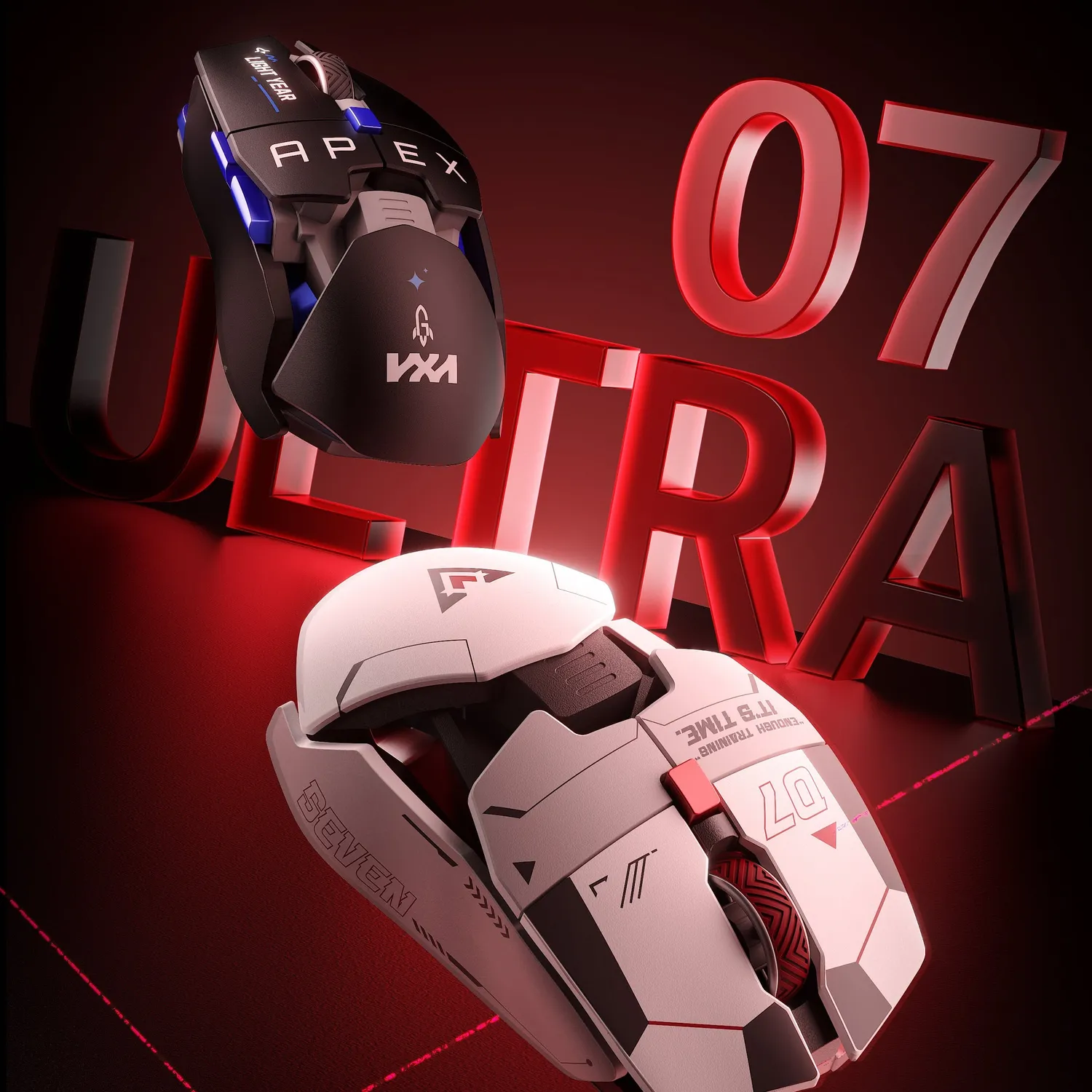 Dareu Ultra 07 mouse gaming alb modular 8K