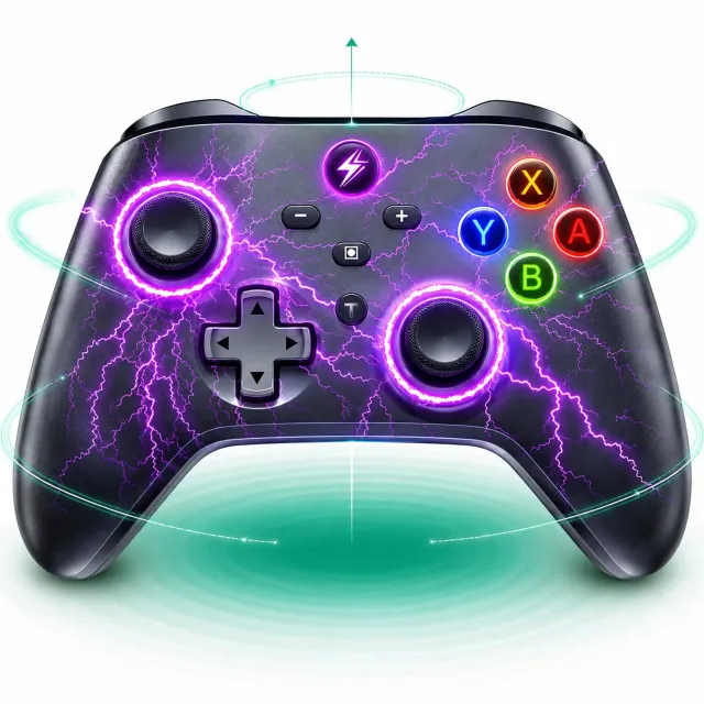 Timebox Controller Wireless RGB Turbo Negru 9 culori