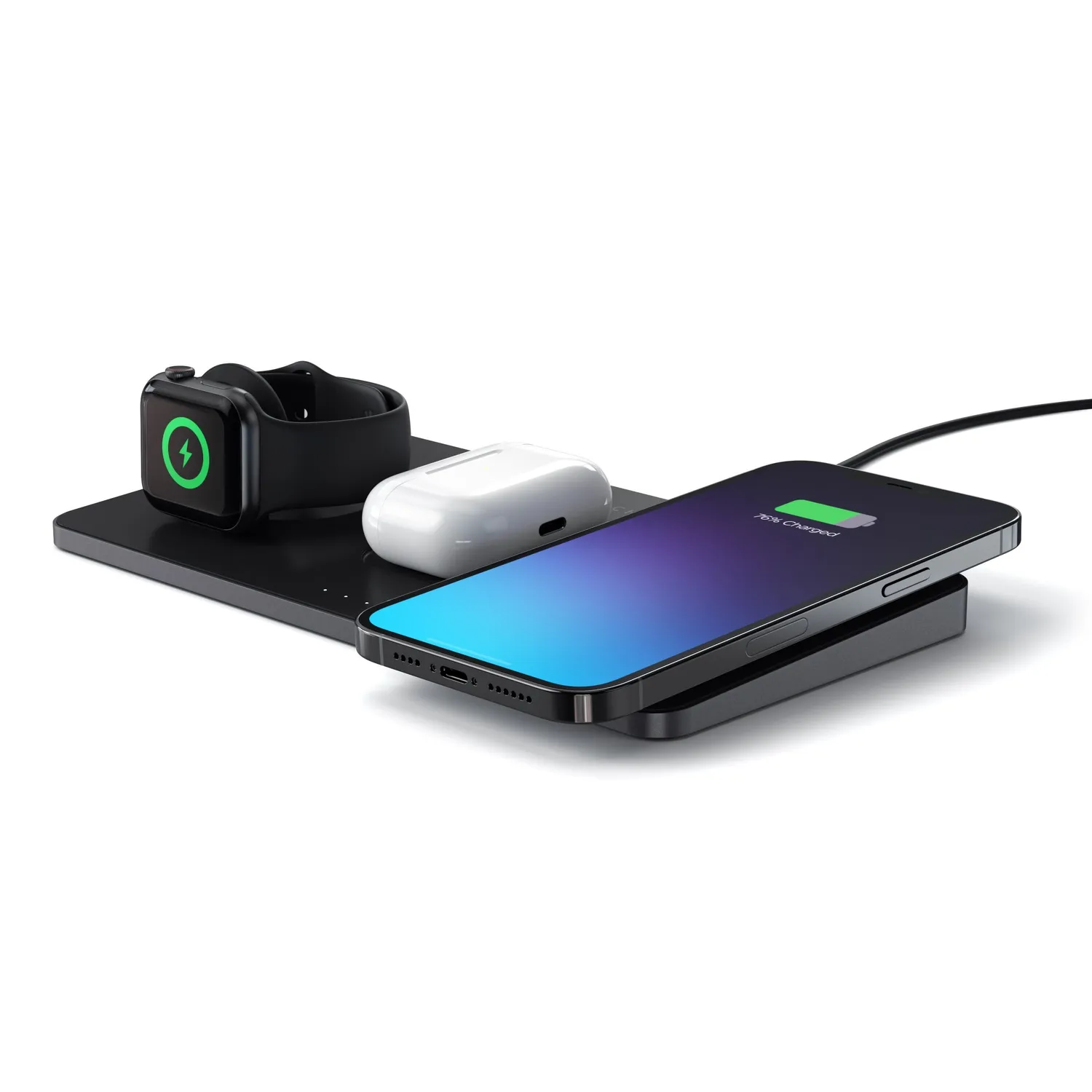 Satechi Trio statie incarcare wireless magnetica 3-in-1