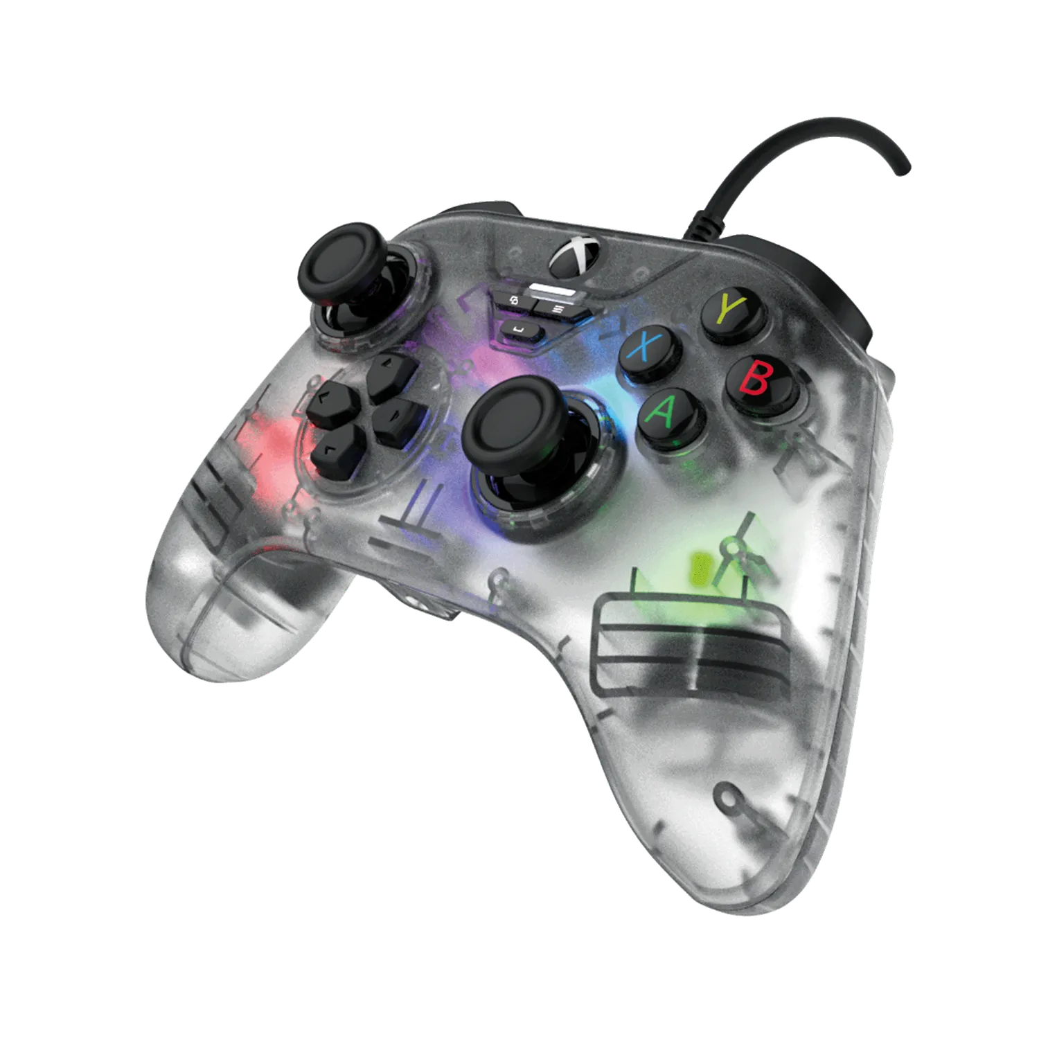 snakebytes Gamepad RGB X controller transparent RGB Xbox