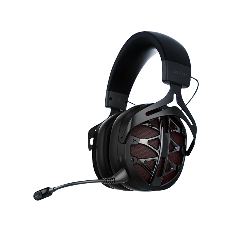 Dareu A5 Max casti gaming wireless negru cu dock 53mm