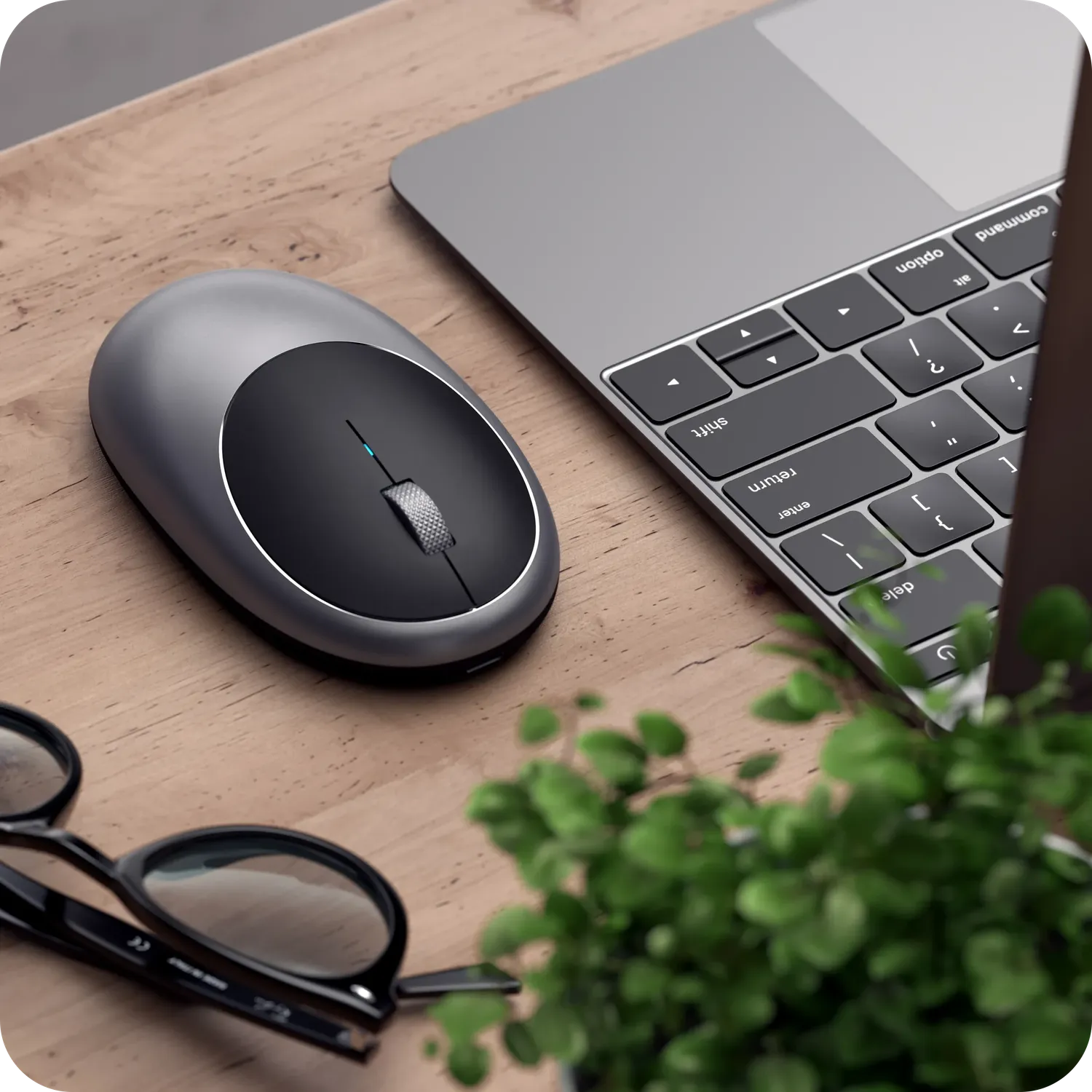Satechi M1 mouse bluetooth auriu ergonomic