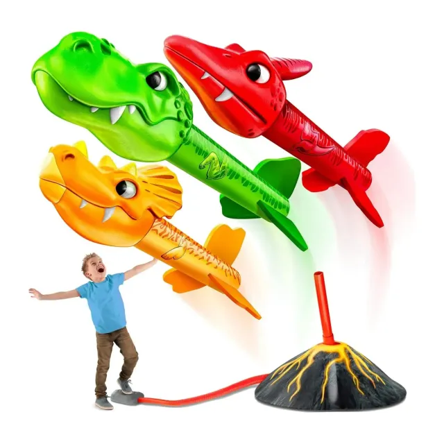 Timebox Dino Blasters lansator rachete spuma copii
